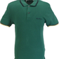 Ben Sherman charakteristisches Fraser-Grün-Poloshirt aus 100 % Baumwolle …