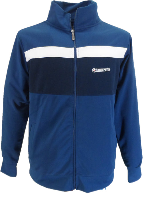 Lambretta Retro Navy, White & Blue Track Top Jacket