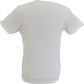 Lambretta Mens White Cut and Sew Striped Retro T-Shirt
