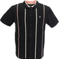 Merc London Black Collared Knit Polo Cardigan