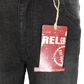 Relco sorte sandblæste skinny stretch jeans