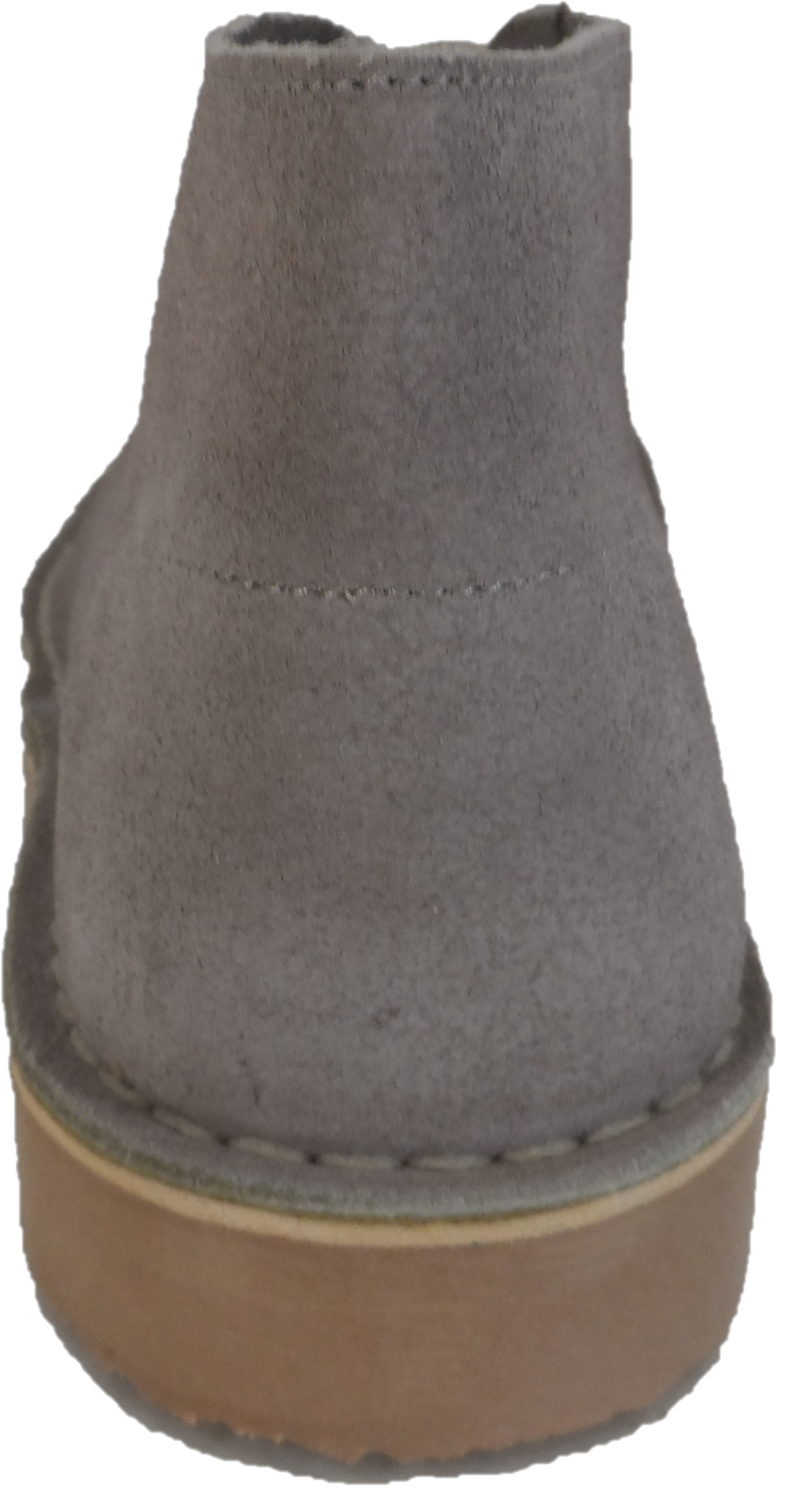 Roamers bottes du désert en daim véritable style mod rétro gris clair des années 70
