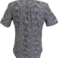 Lambretta Mens White Paisley Short Sleeved Button Down Shirts