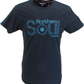 Lambretta Mens Navy Paisley Northern Soul T Shirt …