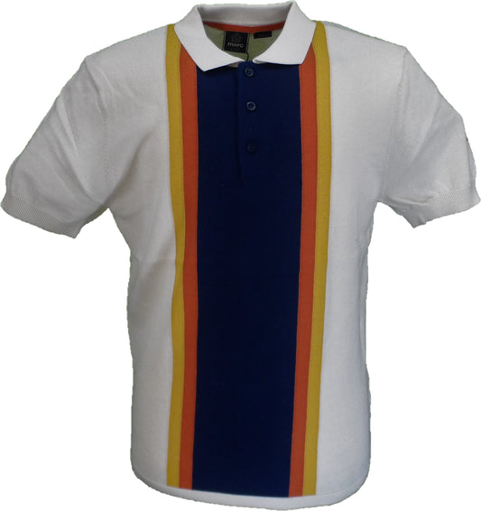 Merc Mod Polo Shirts de punto vintage Derrick Vanilla para hombre