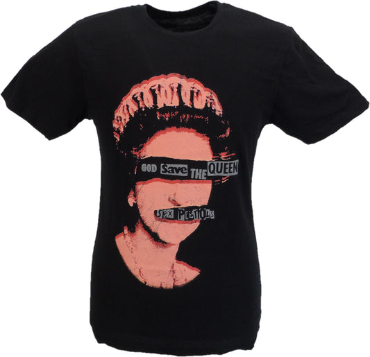 Offizielles Herren-T-Shirt „Sex Pistols God Save the Queen“.