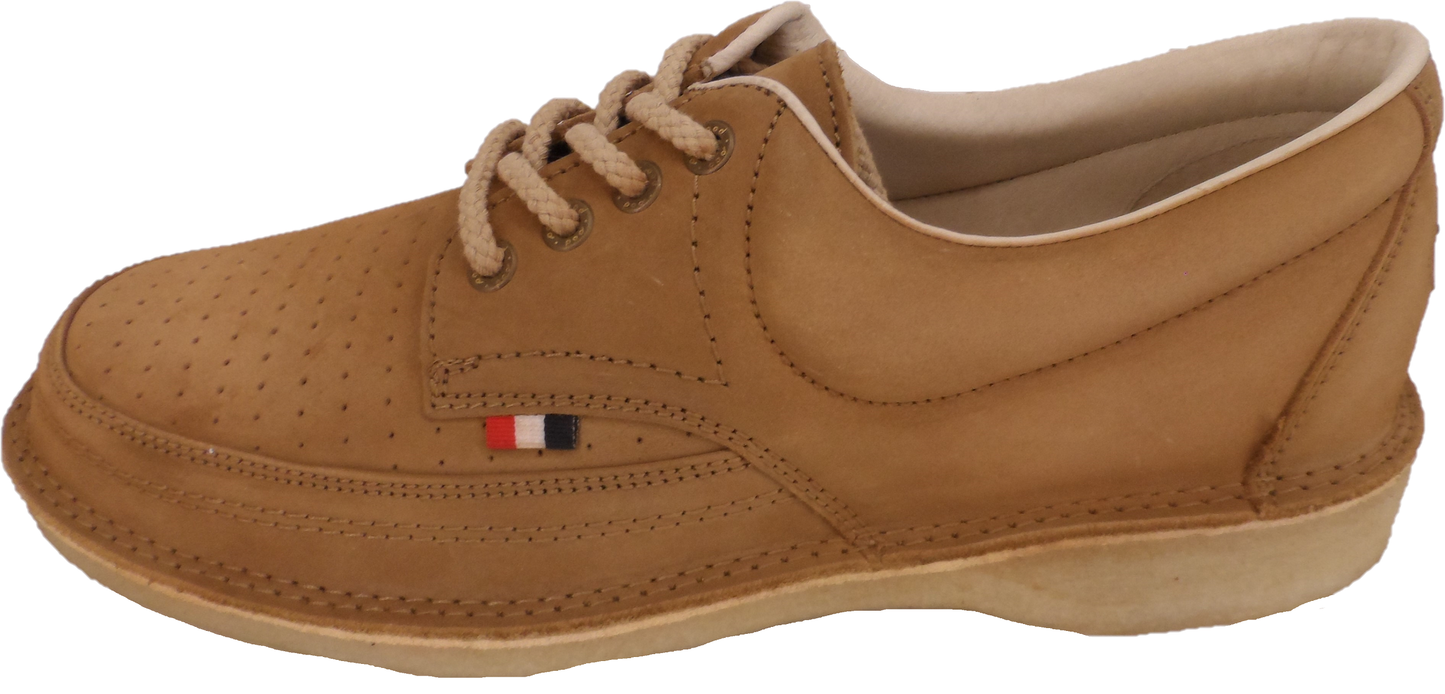 Pod Original Camel Gallagher Retro Nubuck Leather Shoes