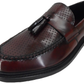 Ikon Original Oxblood Quad Punch Retro,Ska,Northern Soul Tassel Loafers