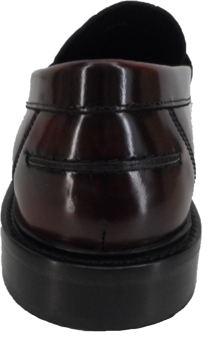 Ikon Original Oxblood Quad Punch Retro,Ska,Northern Soul Tassel Loafers