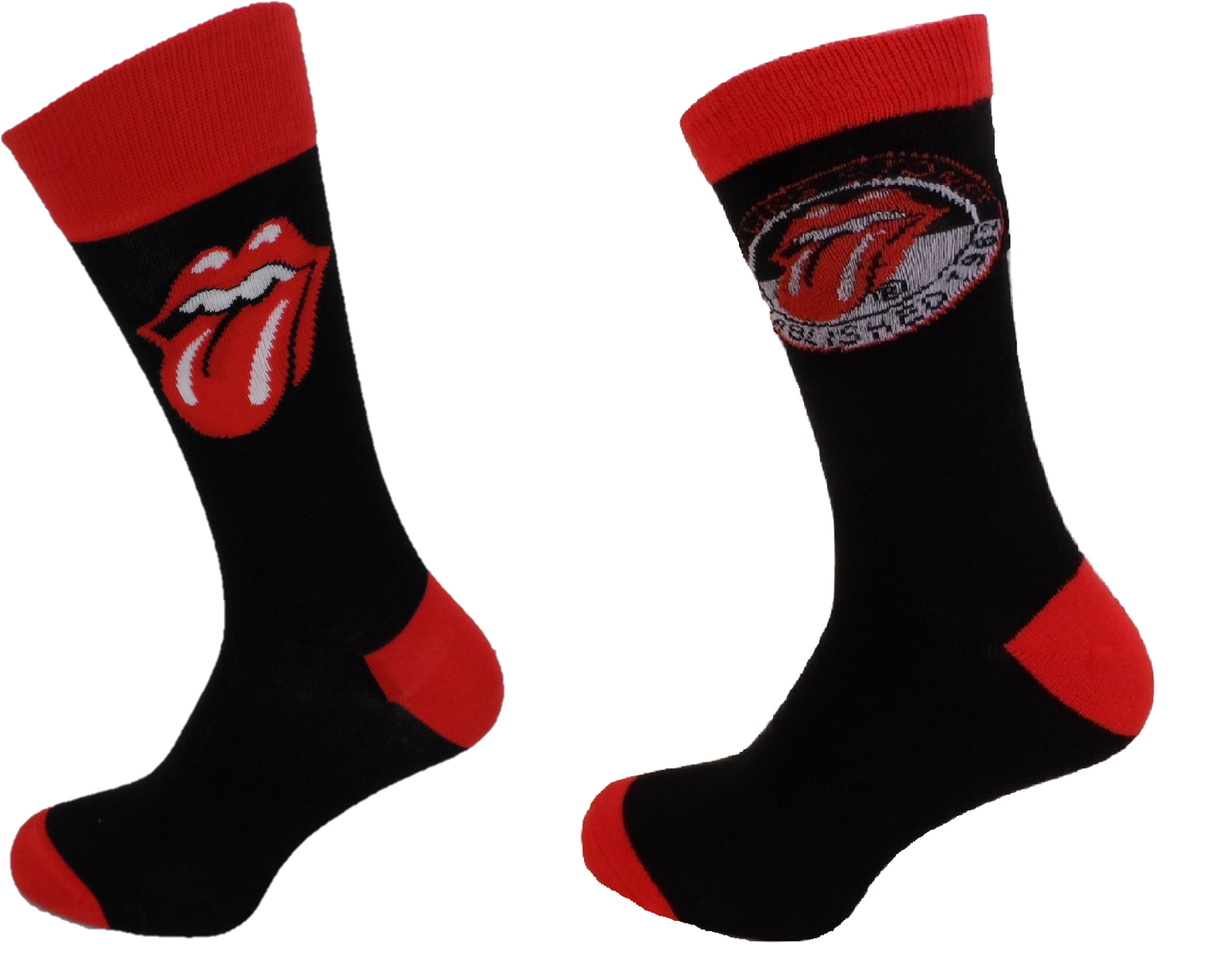 Mens Officially Licensed Rolling Stones Logo Socks