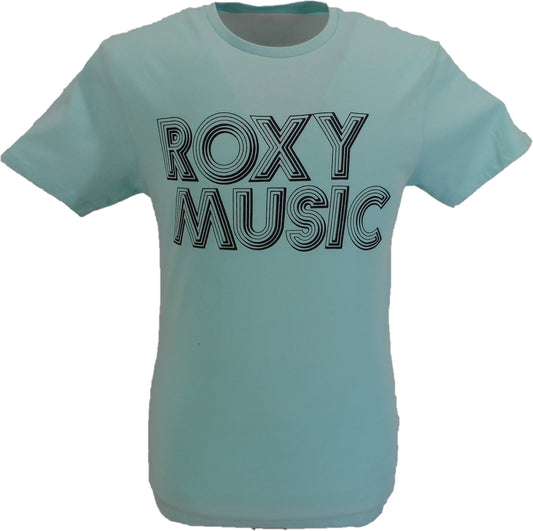 Herre officiel roxy music blå t-shirt