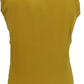 Camisetas Sin Mangas Retro Clásicas Amarillo Mostaza Relco