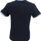 Trojan Records Mens Navy Blue Spirit of 69 100% Cotton Peach T-Shirt
