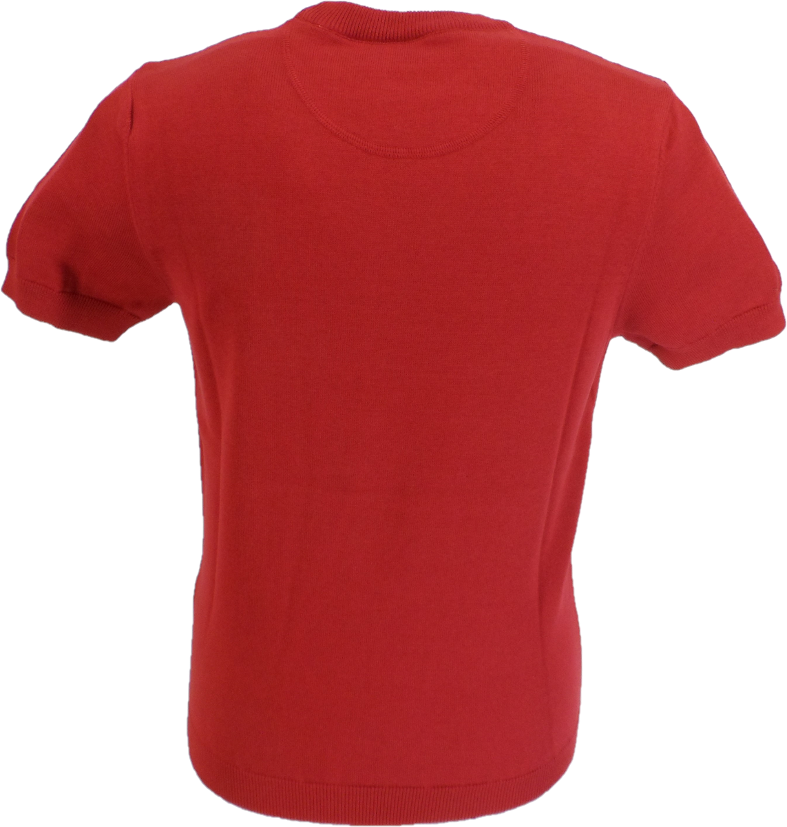 Ska & Soul herre røde v strikkede t-shirts