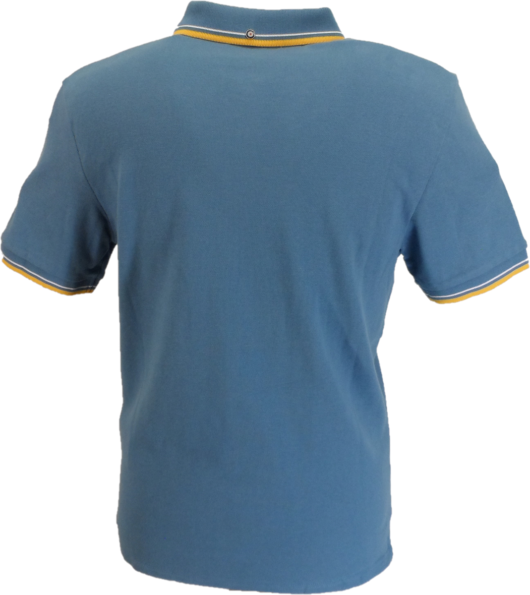 Ben Sherman Men's Signature Blue Shadow 100% Cotton Polo Shirt