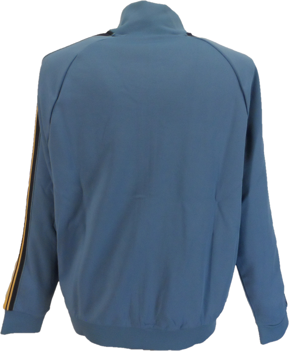 Ben Sherman schattenblau gestreifte Retro-Trainingsjacke