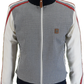 Trojan Records Mens Ecru Dogtooth Check Retro Track Tops