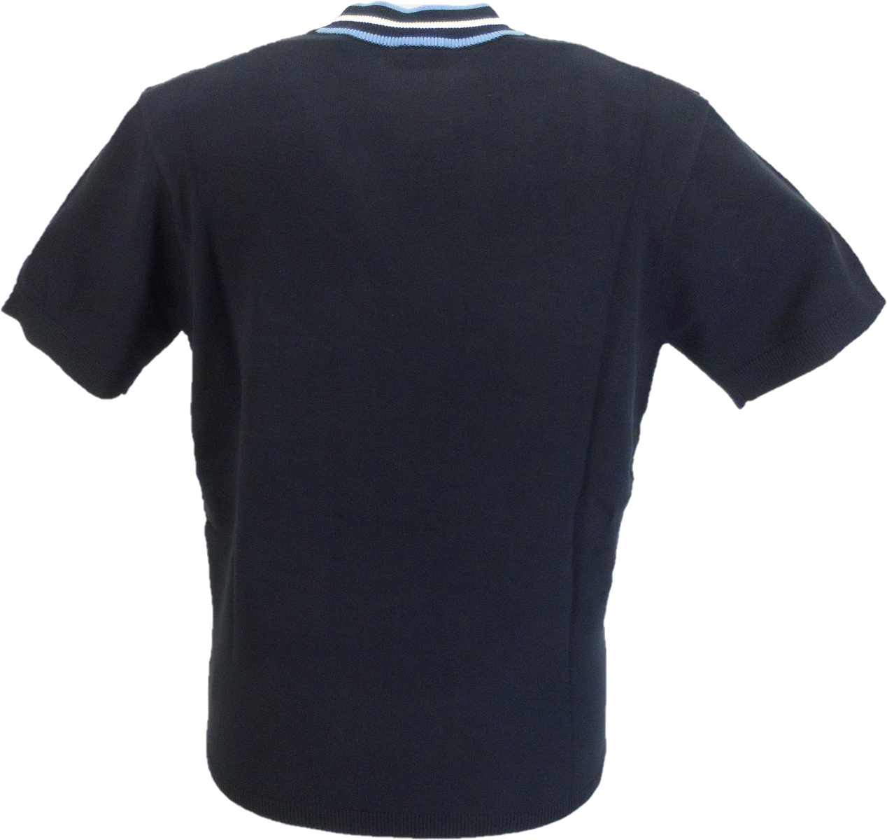 Gabicci Vintage marineblauer Feltnor-Rollkragenpullover für Herren