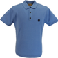 Gabicci Vintage marineblaues Jackson-Strickpoloshirt für Herren