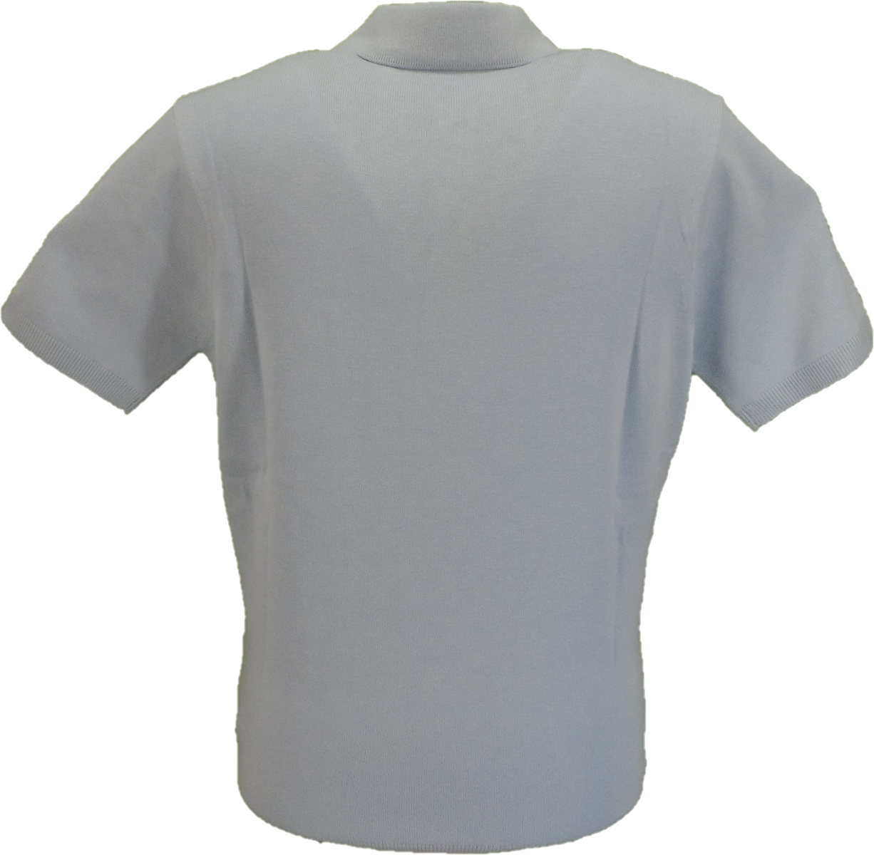 قميص بولو محبوك مخطط باللون الأزرق Gabicci Vintage للرجال
