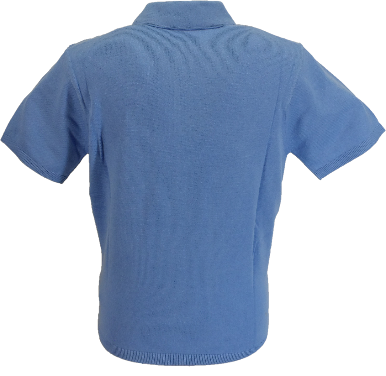 قميص بولو محبوك مخطط باللون الأزرق البحري للرجال Gabicci Vintage
