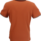 Lambretta Clay/Stone/Navy Retro Target Logo 100% Cotton Polo Shirts