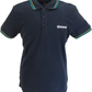 Lambretta Navy Blue/Fern/Deep Lake Retro Target Logo 100% Cotton Polo Shirts