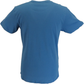 Lambretta Mens Vallarta Blue Paisley Panel T-Shirt