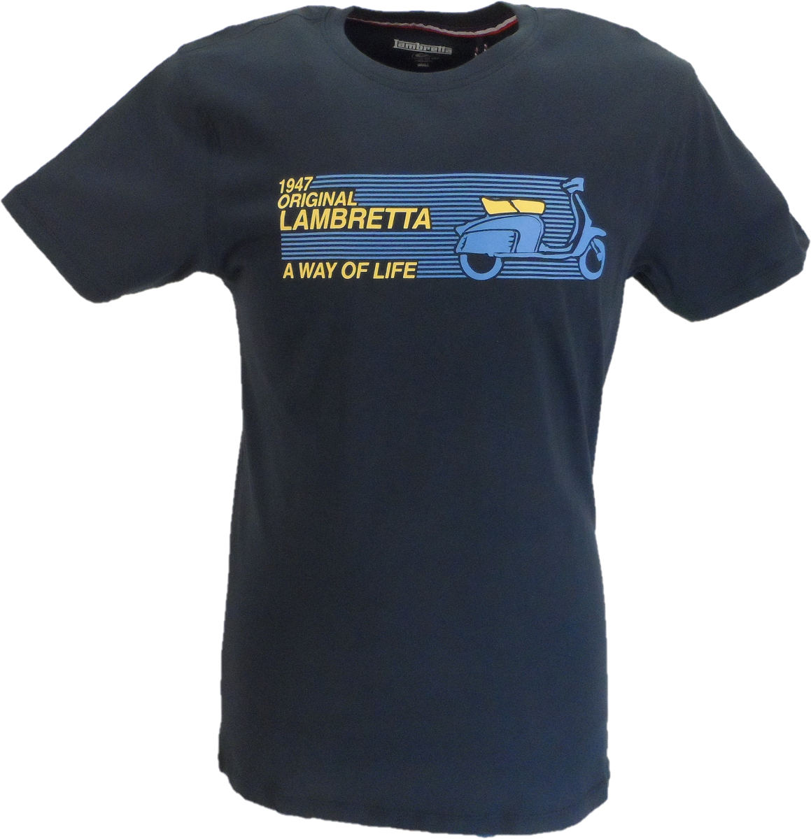 Lambretta Herre Marineblå 1947 Original T-Shirt