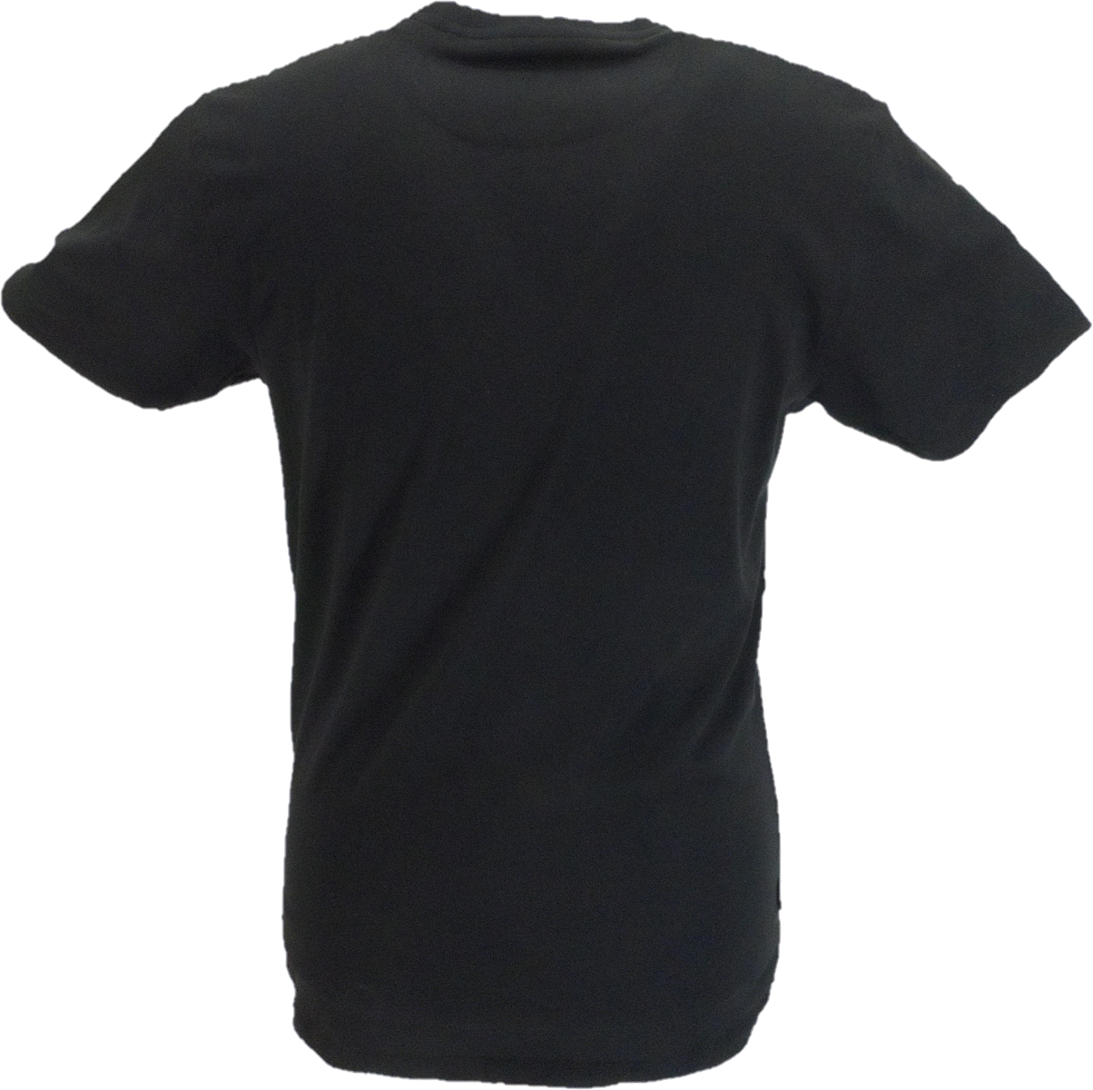 Lambretta Mens Black Paisley Target 100% Cotton Retro T Shirt