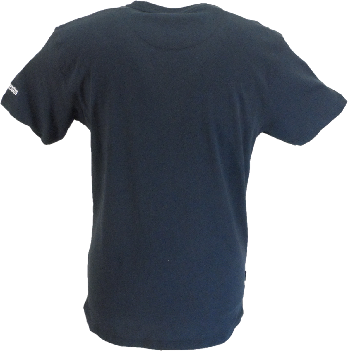 Lambretta herre marineblå paisley target retro t-shirt i 100 % bomuld
