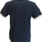 Lambretta Navy Vintage Panel Polo Shirts