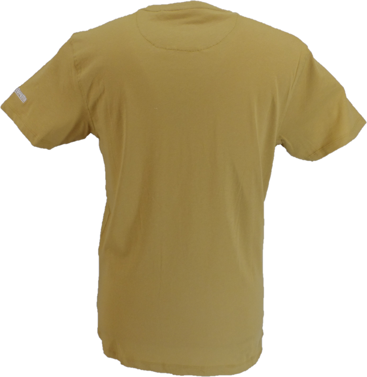 Camiseta con estampado retro vintage marrón arena Lambretta