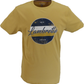 Sandbraunes T-Shirt mit Retro-Vintage-Print Lambretta