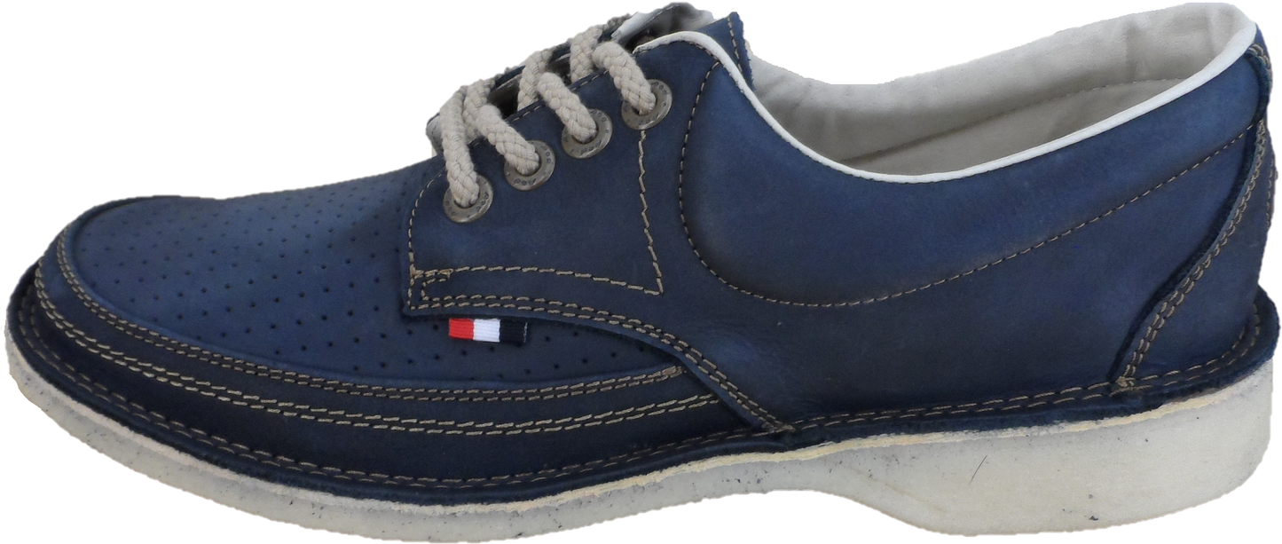 Pod Original marineblaue Gallagher-Retro-Lederschuhe