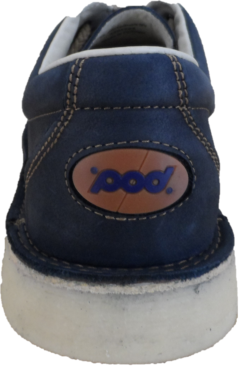 Pod Original Navy Gallagher Retro Leather Shoes
