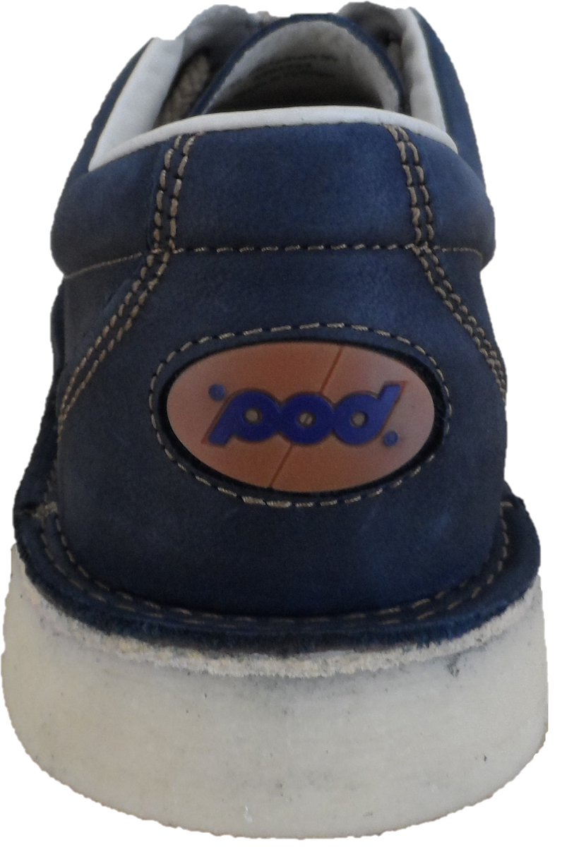 Pod Original Chaussures rétro Gallagher en cuir bleu marine