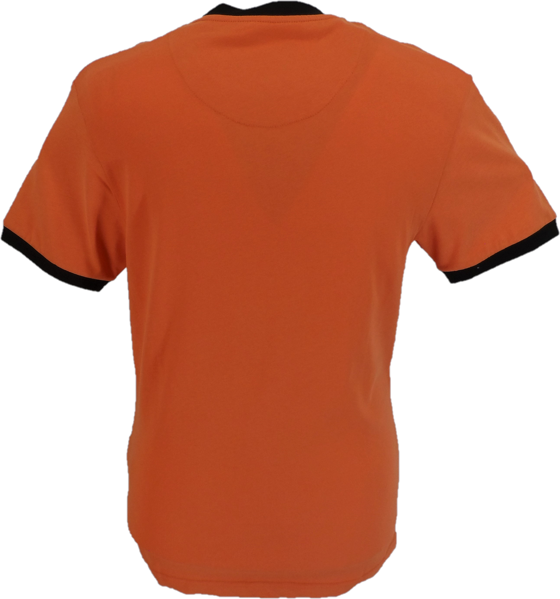 Orangefarbenes klassisches Helm-T-Shirt Trojan Records aus 100 % Baumwolle