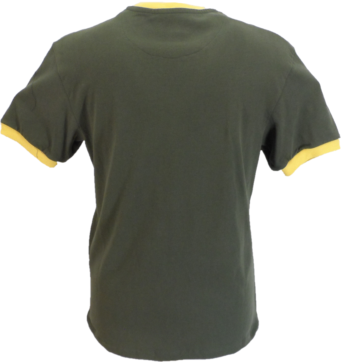 Trojan Records Army Green Classic Helmet Outline Logo T-Shirt