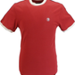 Trojan Records Mens Red Taped Sleeve Cotton Ringer T-Shirt