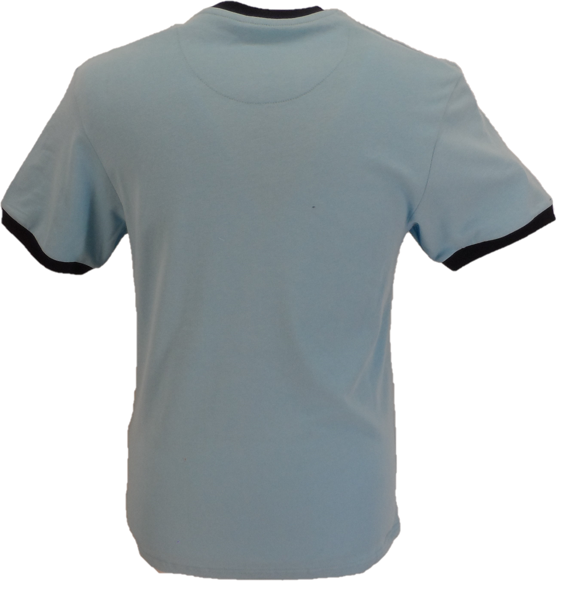 Trojan Records Mens Mint Blue Spirit of 69 100% Cotton Peach T-Shirt