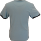 Trojan Records Mint Blue Classic Helmet  Outline Logo T-Shirt