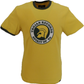 Trojan Records Mens Mustard Yellow Spirit of 69 100% Cotton Peach T-Shirt