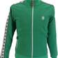 Trojan Records Mens Green Taped Sleeve Retro Track Tops