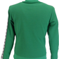 Trojan Records Mens Green Taped Sleeve Retro Track Tops