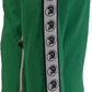 قمصان Trojan ريكوردز للرجال بأكمام مسجلة باللون الأخضر
