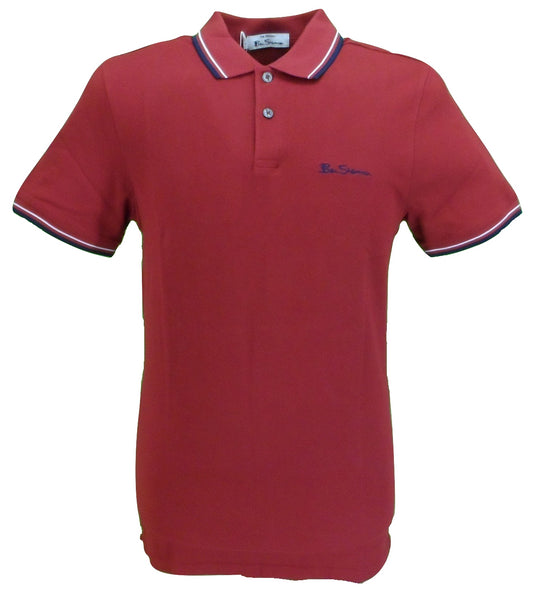 Ben Sherman Men's Signature Red 100% Cotton Polo Shirt