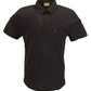 Gabicci Vintage schwarzes klassisches Herren-Poloshirt
