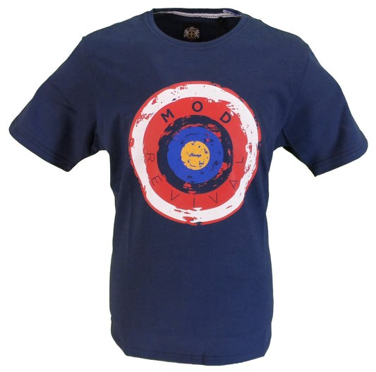 Stomp Clothing Navy Mod Revival 100% Cotton T Shirt