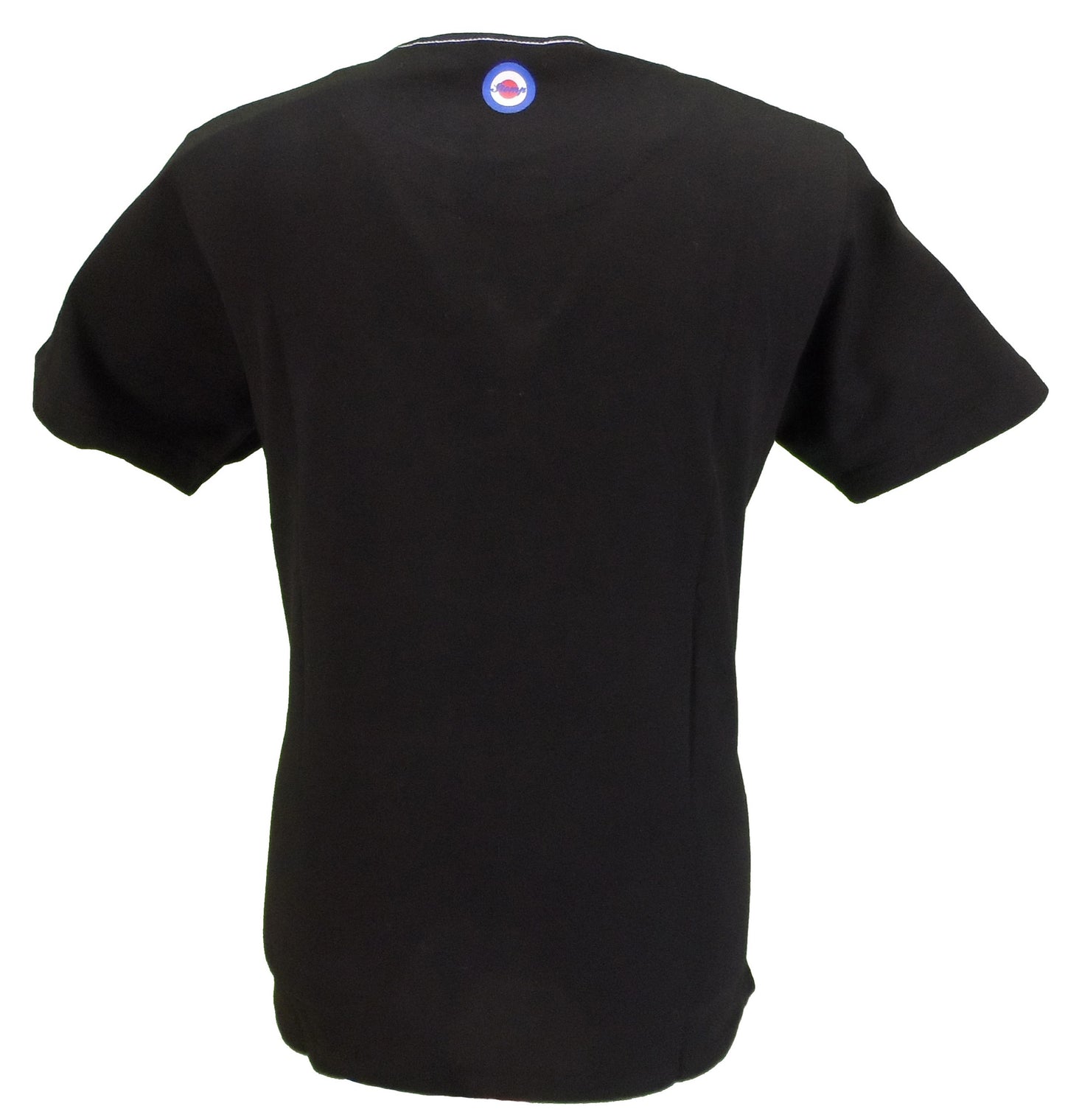 Stomp Clothing schwarzes Northern Soul Laurel T-Shirt aus 100 % Baumwolle